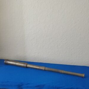 Antique Brass Tower Fine Optics 29" Handheld Spyglass Telescope 25-43 6307
